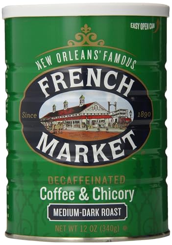 Decaf Medium-Dark Roast Ground Coffee with Chicory - 12oz Can