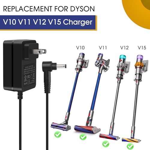 KIRI-TEK 30.45V Replacement Charger for Dyson V10 V11 V12 V15 Vacuum