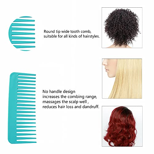 NuAngela Wide Tooth Hair Comb No Static Detangling Shower Comb for Curly Hair