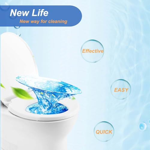 Pumice Stone Toilet Bowl Cleaner with Handle - 4 Pack