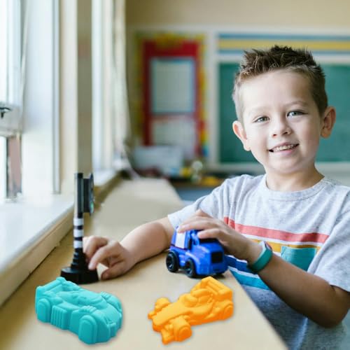 Racing Car Molds - 2 Pack 3D Silicone Baking Molds for Kids