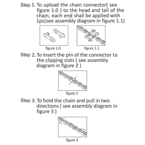 1/8" 20 Inch Single Speed Bike Chain 86 Links Rust-Resistant for Cruiser, City Bike, BMX, Single Speed Bicycle Replacement