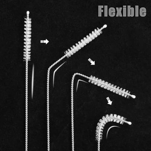 Extra Long Straw Cleaner Brush Kit - 9-Piece Set for Sippy Cups & Tumblers