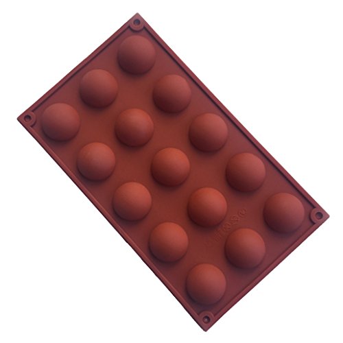 15-Cavity Silicone Chocolate Mold for Cakes & Desserts