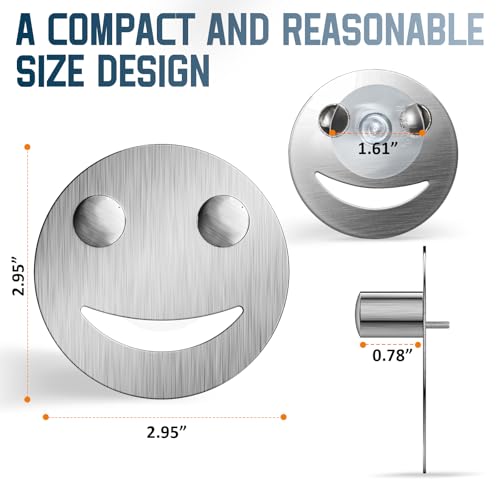 Yoshiky Stainless Steel Smiley Face Sponge Holder - Silver Sink Caddy