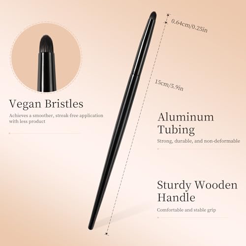 ACMEBEAUTY Pencil Eye Brush for Smudging & Precise Crease Application