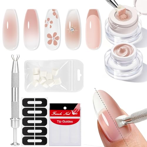 Modelones Pat Paint Gel Nail Polish Starter Kit for Ombre and French Tips