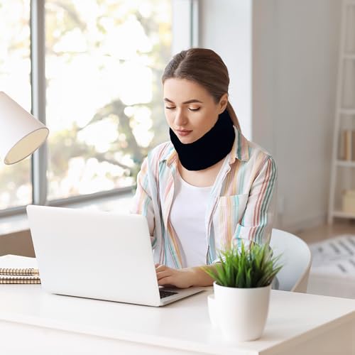 Aogigigio Neck Brace Cover 2-Pack - Breathable Cervical Collar Sleeve for Men & Women