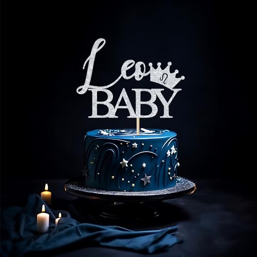Leo Zodiac Cake Topper for Baby Shower & Birthday Parties