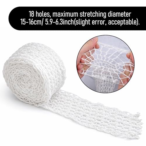 Elastic Meat Netting Roll 5M - 18 Holes for Roasting & Curing