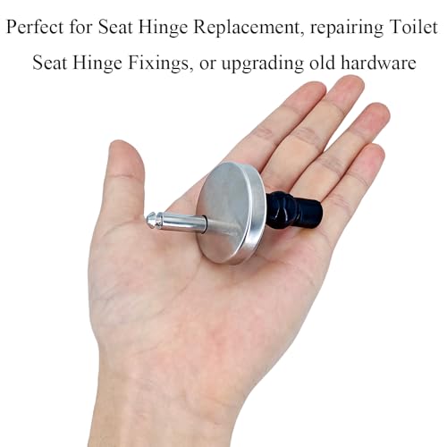 Universal Toilet Seat Hinge Bolts Kit - Adjustable, Easy Install