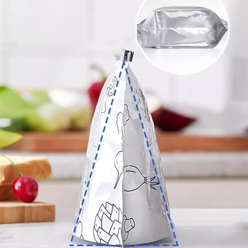 Reusable Aluminum Foil Storage Bags - Resealable Vacuum Pouches (30PCS)
