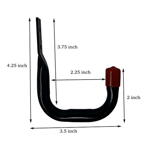 Tetra-Teknica Heavy Duty Garage Storage Utility Hooks - 6 Pack