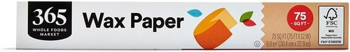 365 by Whole Foods Market - Eco-Friendly Wax Paper Roll | 75 Sq Ft for Food Storage