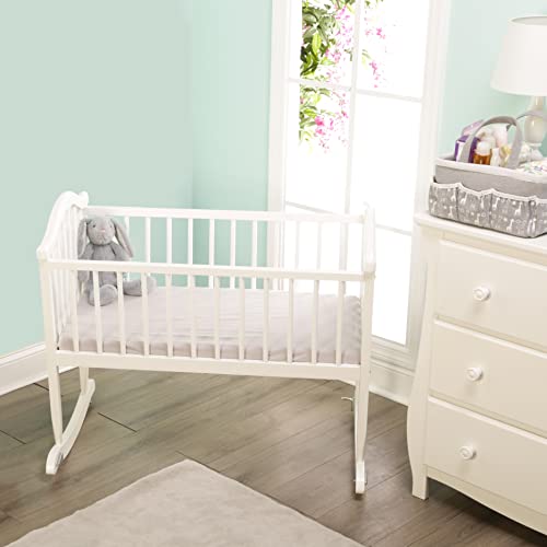Everyday Kids 2-Pack Precious Moments Fitted Cradle Sheets, 18" x 36"
