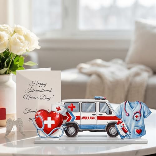 Nurse Appreciation Wooden Tabletop Sign for Decor
