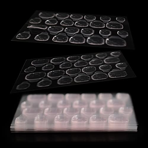Coolnail 480pcs Jelly Nail Glue Stickers - Waterproof Double-Sided Adhesive Tabs