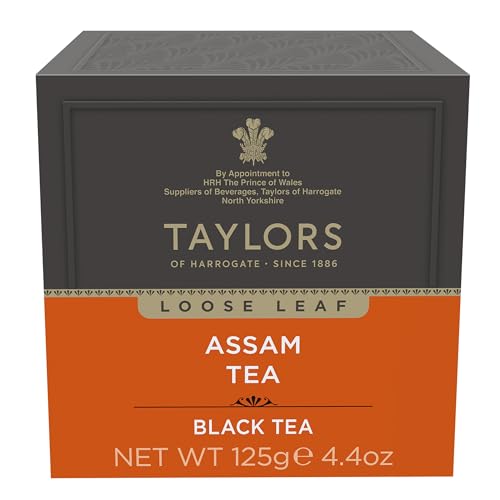 Taylors of Harrogate Pure Assam Black Tea, Loose Leaf, 4.41 oz