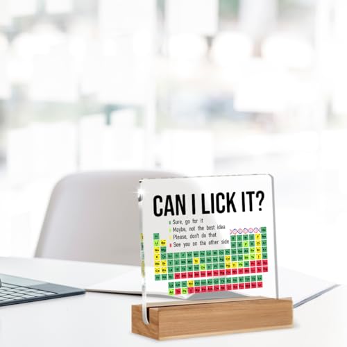 Funny Periodic Table Sign - Chemistry Classroom Decor Gift