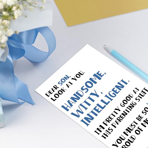 Funny Birthday Card for Son | Humorous Card for Adult Son