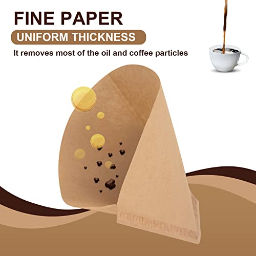 100 Pcs #4 Coffee Filters for Technivorm Moccamaster 8-10 Cup