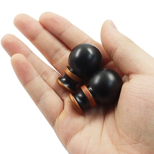 Oil Rubbed Black Lamp Finials - 2 Pack, 1-1/2 Inch Tall