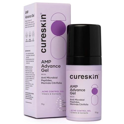 Cureskin Acne Control Gel - Peptide-Powered Pimple Treatment & Blemish Clear