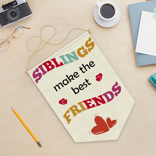 Kids Room Canvas Banner Wall Hanging Decor - 17.7x11.8in