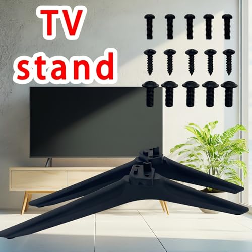 Dranvosk Universal TV Stand Legs for 49-65 Inch TVs, Replacement TV Feet
