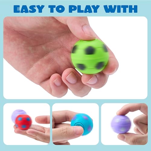 JOYIN 36 Pack Soccer Fidget Spinners - Stress Relief Toys for Kids