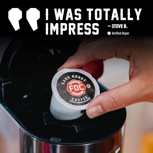Fire Department Coffee Dark Roast K-Cup Pods - 12 Single Serve