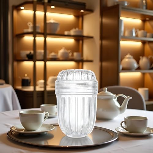Tustao Clear Plastic Tea Infuser Ball Strainer - Single Serve