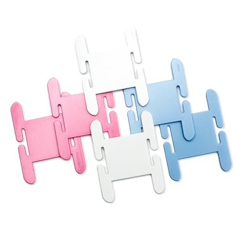 Clover Knitting Bobbin Set, 6-Piece Assorted Colors, 5-Inch