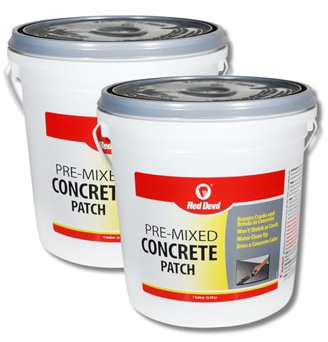 Red Devil Pre-Mixed Concrete Patch - 1 Gallon, Gray (2-Pack)