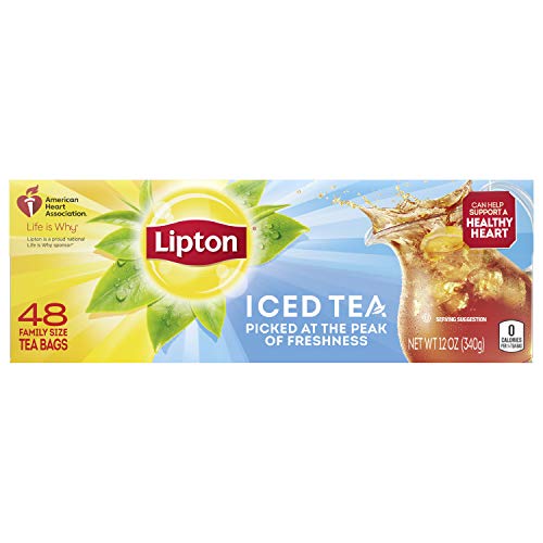 Lipton Black Tea Unsweetened - 48 Count Pack