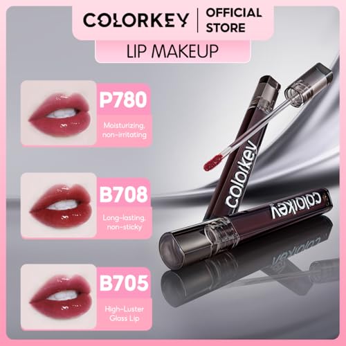 COLORKEY Air Lip Glaze Gloss B708 - Lightweight Hydrating Lip Tint