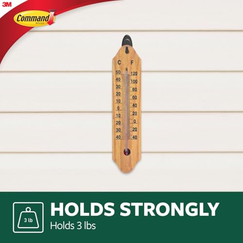Command Outdoor Hooks - Damage-Free Wall Hooks with Strips