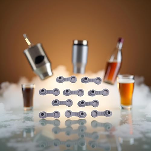 10-Pack Silicone Straw Hole Grommets & Wine Stoppers for 20/30oz Tumblers