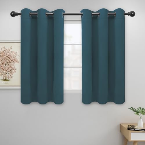 Easy-Going Blackout Curtains, Bluestone, 42x45 in, 2 Panels