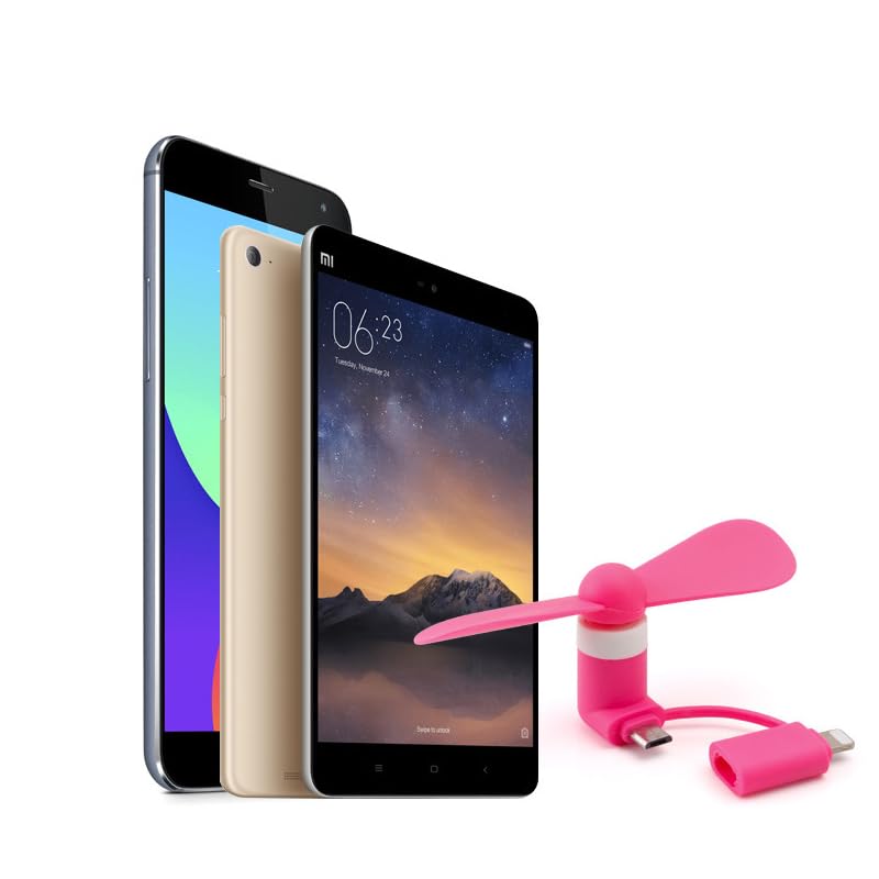 Mini Phone Cooler Fans 6-Pack - Portable 2-in-1 USB Cooling Fans for iPhone & Android