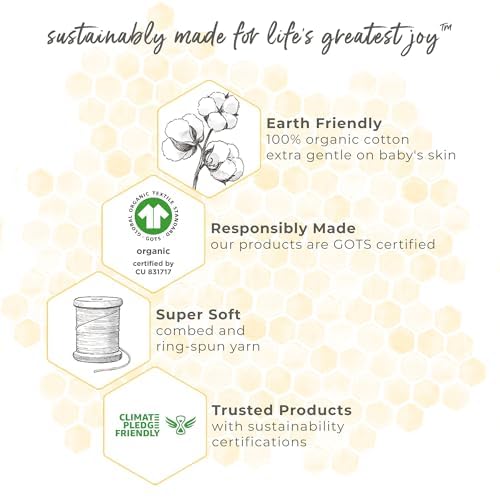 Burt's Bees Baby Toddler Hooded Animal Character Towels Organic Cotton, Unisex Bath Essentials, Soft Nursery Towel for Kids