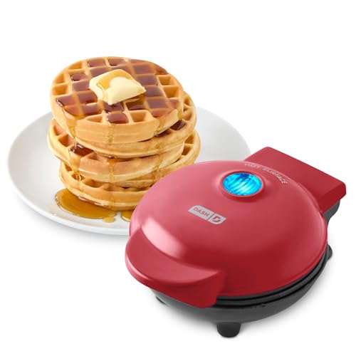 DASH Mini Waffle Maker - Compact 4-Inch Nonstick Waffle Iron