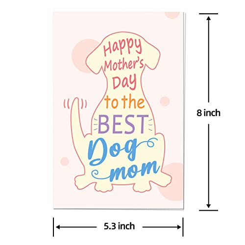 Cute Dog Mom Mother's Day Card - Funny Greeting Card for Pet Moms