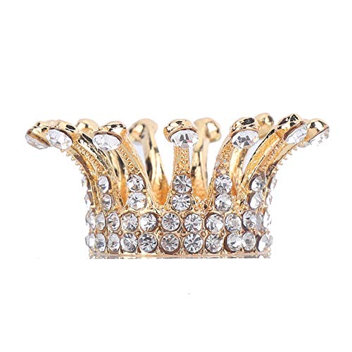 Betued Crown Nail Art Brush Holder 3# - Elegant Rhinestone Stand for Manicure Tools