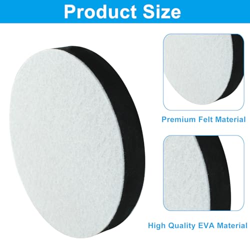 Round Furniture Bed Risers - 4 Pcs Self-Adhesive 4.72"