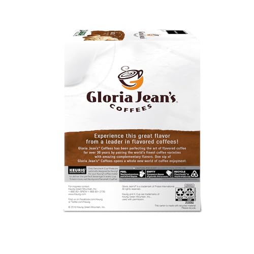 Gloria Jean's Coffees Hazelnut, Single-Serve Keurig K-Cup Pods, Flavored Medium Roast Coffee, 96 Count