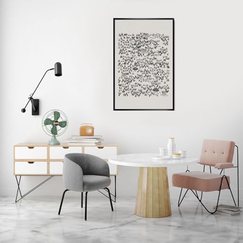 Christian Jesus Feeds the 5000 Canvas Wall Art - 8x12in