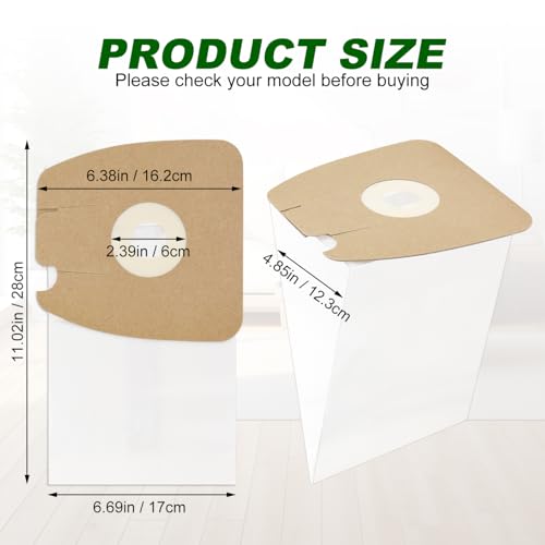Eureka Mighty Mite Vacuum Bags - 8 Pack Replacement Dust Bags