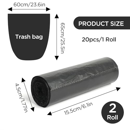 40PCS Biodegradable Camping Toilet Bags, 22L Capacity, Portable Toilet Bags for portable potty, Camping Toilet Accessories for Eco-Friendly Waste Disposal in Outdoor Adventures
