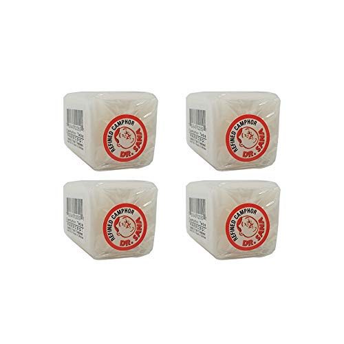 Dr. Sana Refined Camphor Block - 4 Tablets for Rust Prevention